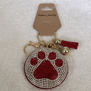 NWT 🐾 Paw Print Keychain/ bag/ backpack charm